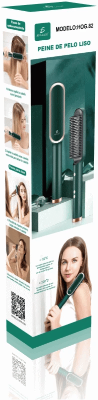 Damage-Free Hair Dryer Comb Straightener for Curling Irons