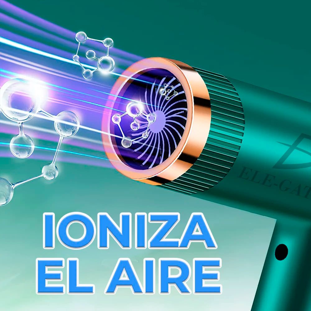 Professional Ionic Hair Dryer Compact Travel Brush with 2400w Power Frizz-Free Feature Professional Ionic Hair Dryer Brush