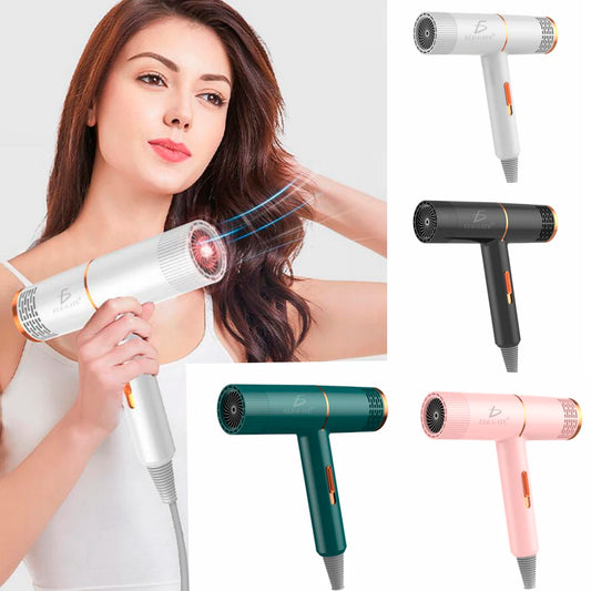 Professional Ionic Hair Dryer Compact Travel Brush with 2400w Power Frizz-Free Feature Professional Ionic Hair Dryer Brush