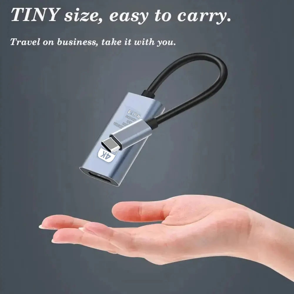 USB Type C To HDMI Compatible 2.1 Cable 4K 60HZ For Mobile Phone TV Laptop USB-C USBC Adapter Video Wire Plug HD Converter