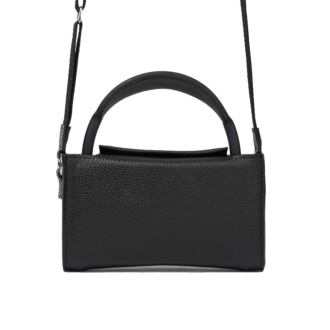 Leather Case with Adjustable Fabric Strap for AirPods Max (Black)